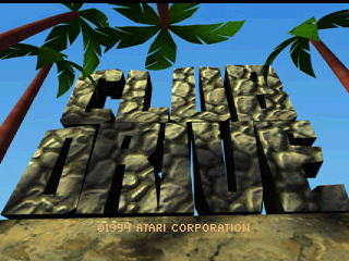 Club Drive title screen for Jaguar